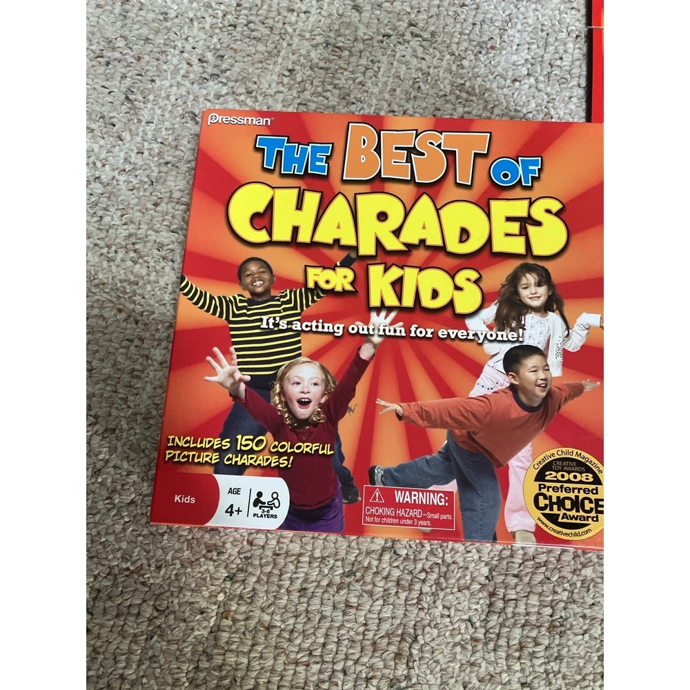 The Best of Charades Board Game for Kids Pressman